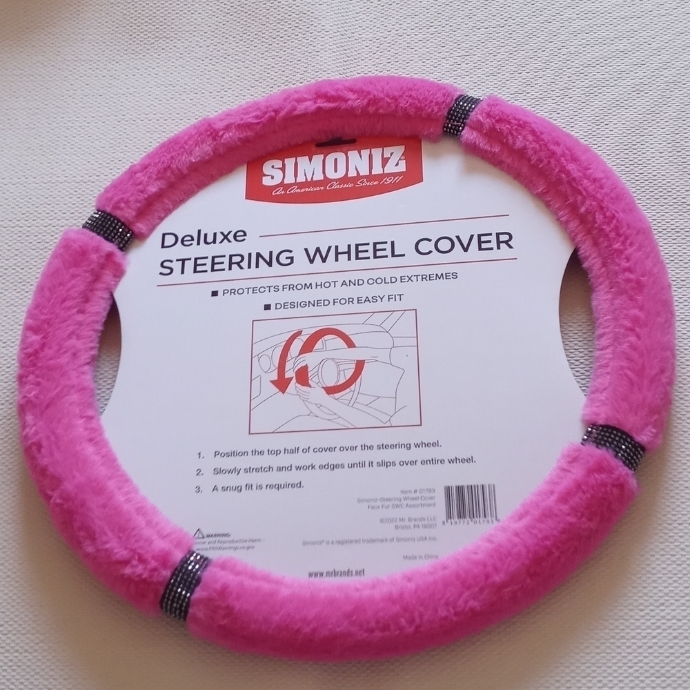 Pink Steering pink wheel cover